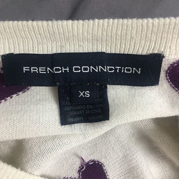 French Connection SZ XS heart sweater - Picture 3 of 3